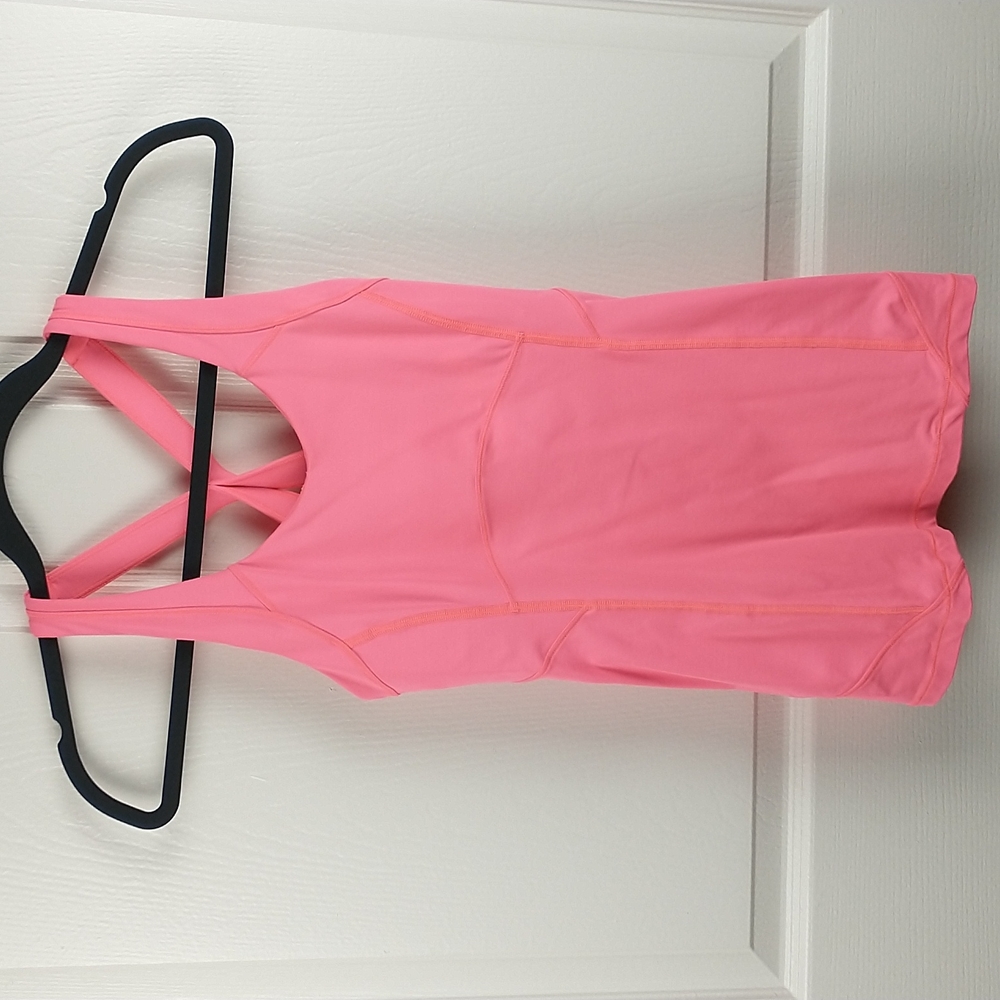 lululemon athletica Pink Cross-Back Tank